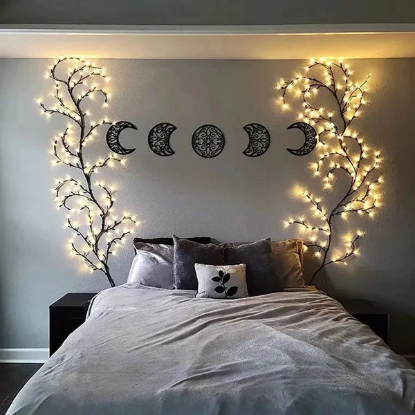 Vine String Lights Warm White Dimmable USB Powered