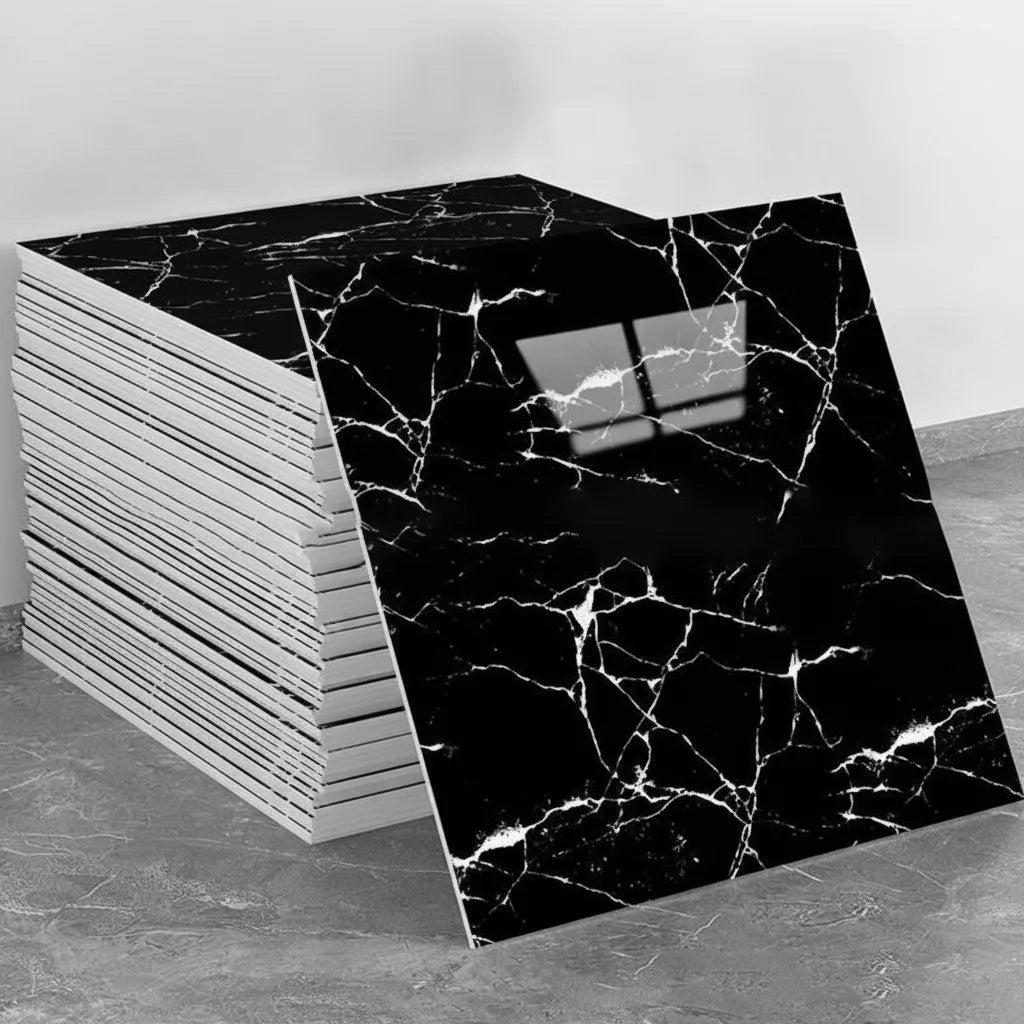 Vinyl Floor Tiles Peel-And-Stick Waterproof & Non-Slip