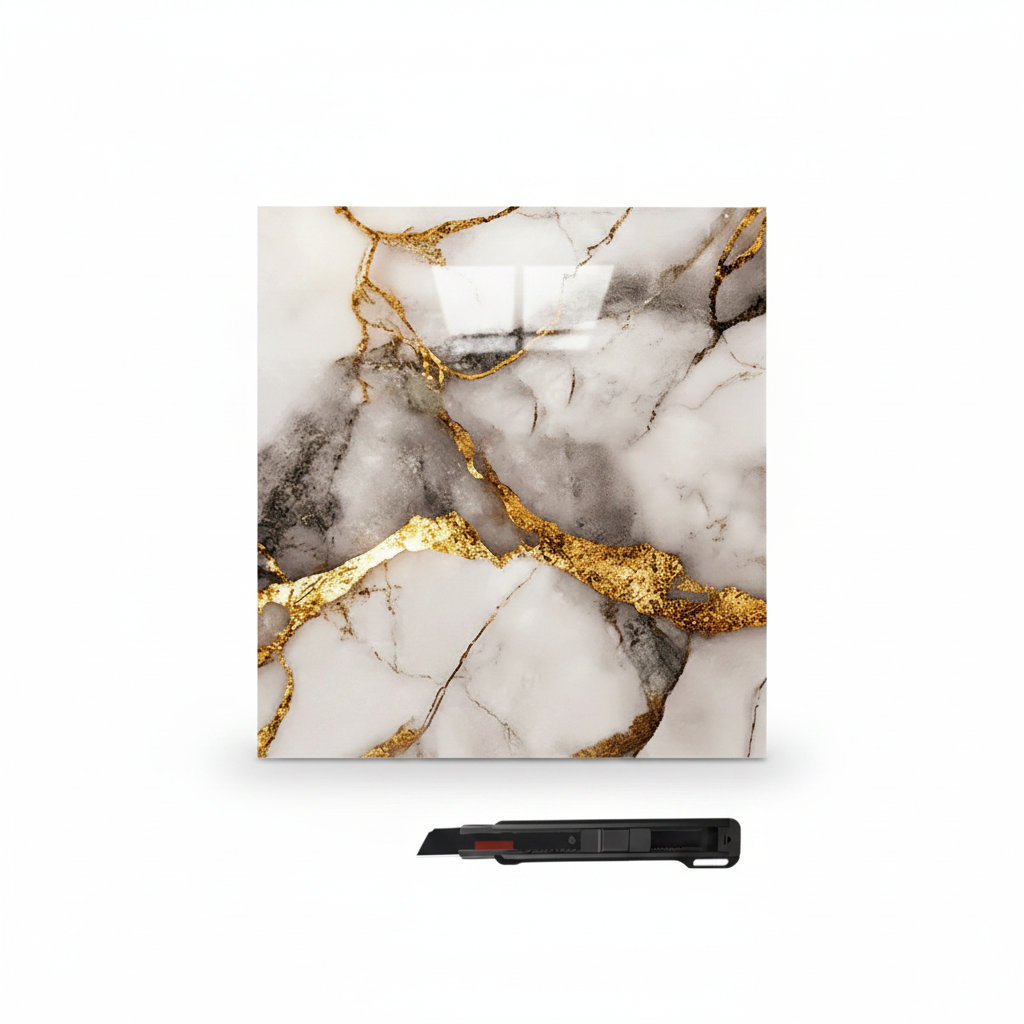 Vinyl Floor Tiles Peel-And-Stick Waterproof & Non-Slip