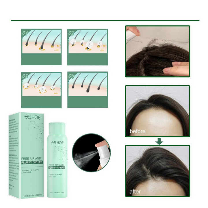 Volumizing Spray Keratin-Infused Oil Control