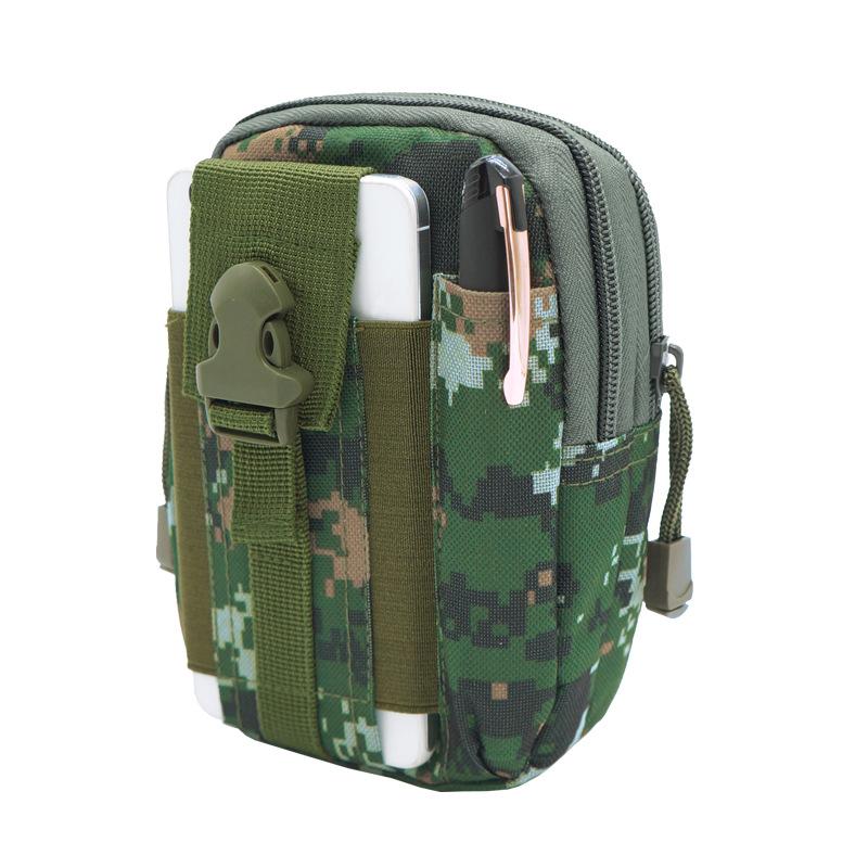 Waist Bag Water-Resistant Nylon Molle System Multiple Pockets