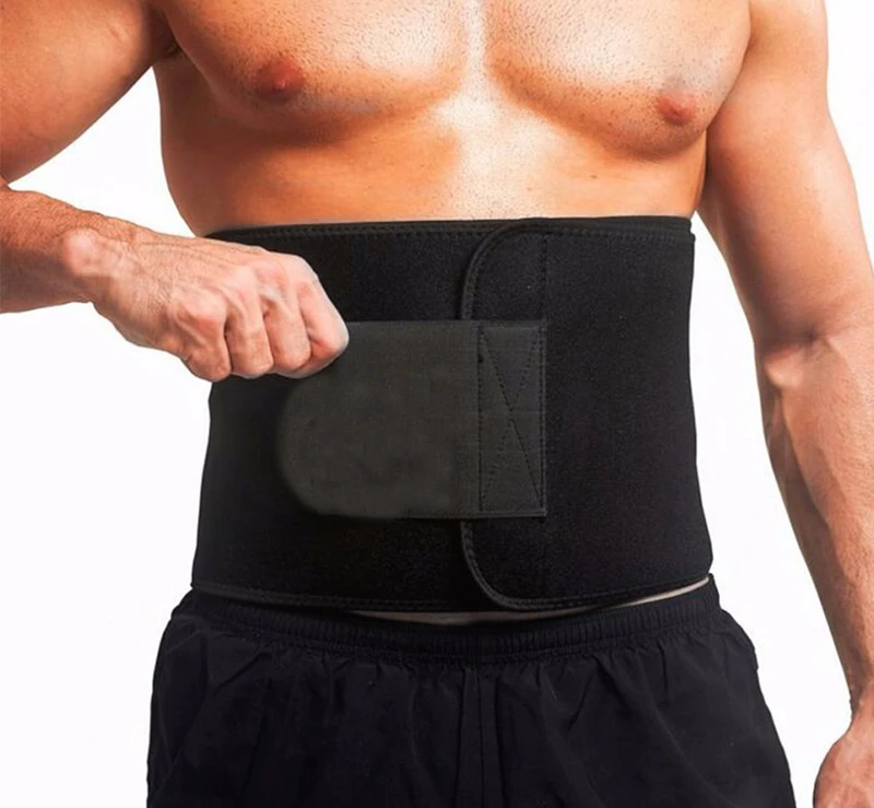 Waist Trimmer Belt Slim Neoprene Sauna Effect Towel-Lined