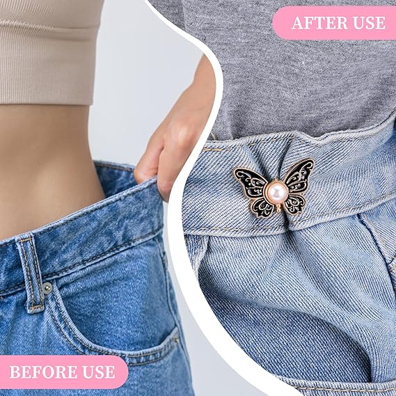 Waistband Clips Instant Adjustment Rust-Resistant Metal