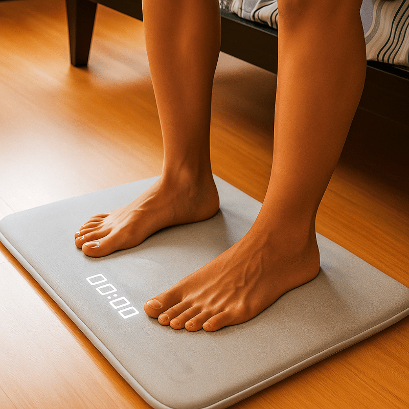 Wake-Up Mat Pressure-Activated Battery-Operated