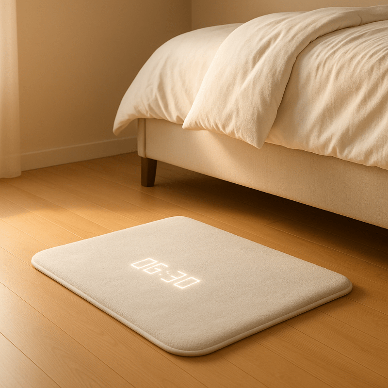 Wake-Up Mat Pressure-Activated Battery-Operated