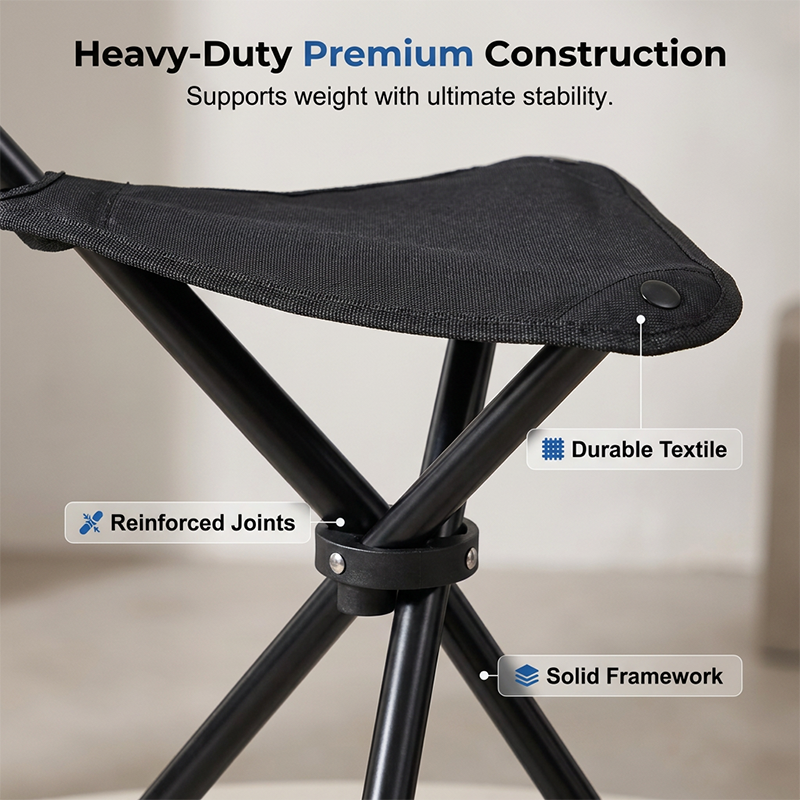 Walking Stick With Seat Foldable & Adjustable Height