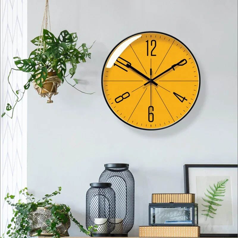 Wall Clock High Contrast Dial Quartz Movement