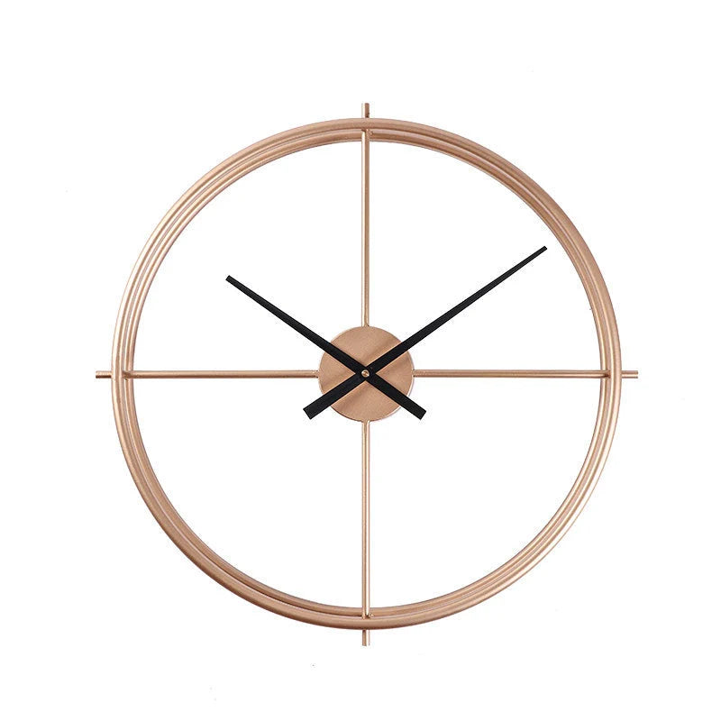 Wall Clock Minimalist Silent Sweep 19.7 Inch Iron
