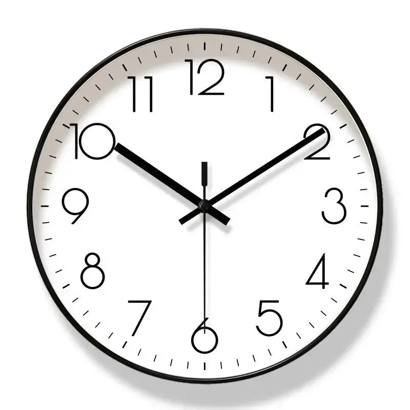Wall Clock Nordic Minimalist Silent Quartz Movement