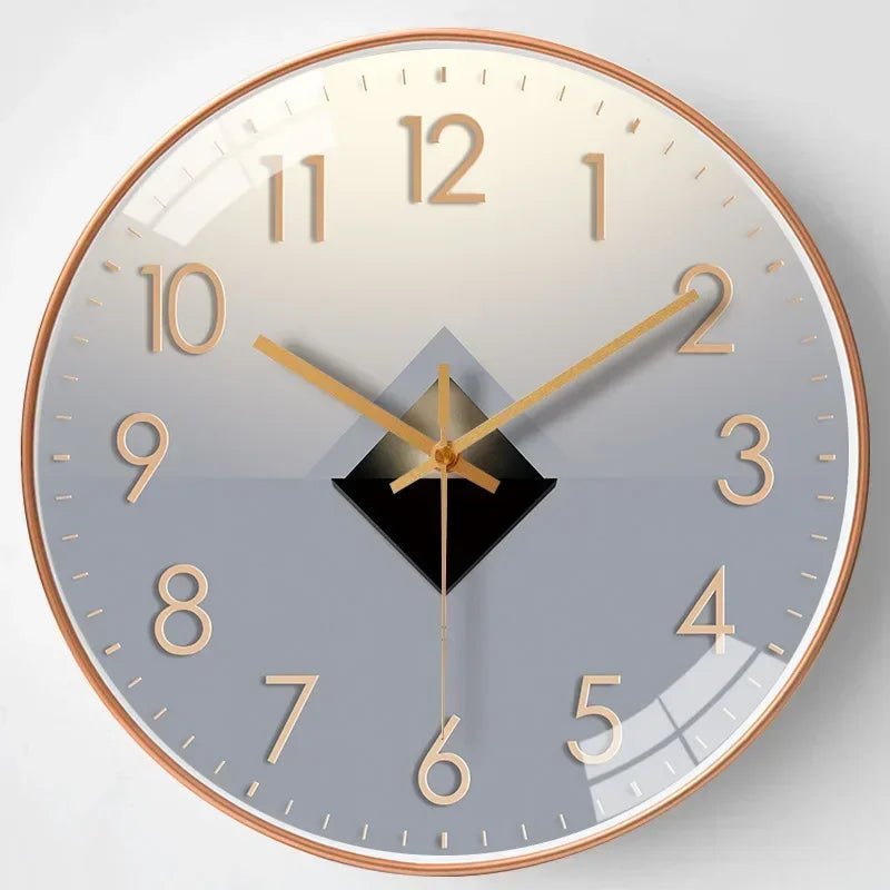 Wall Clock Silent Quartz Warm LED 20cm Diameter
