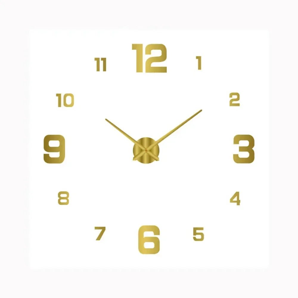 Wall Clock Silent Quartz Warm LED 20cm Diameter