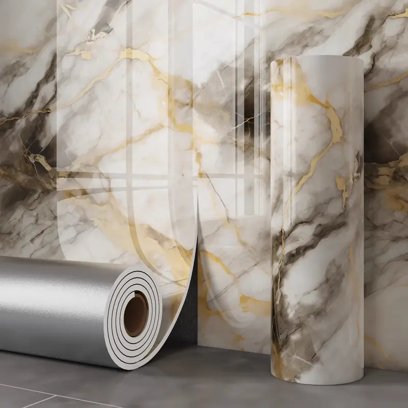 Wall Covering Self-Adhesive 3D Textured Heat & Stain-Resistant