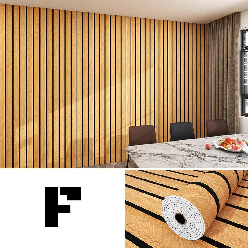 Wall Covering Self-Adhesive 3D Textured Heat & Stain-Resistant