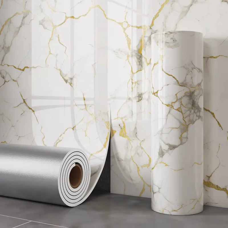 Wall Covering Self-Adhesive 3D Textured Heat & Stain-Resistant
