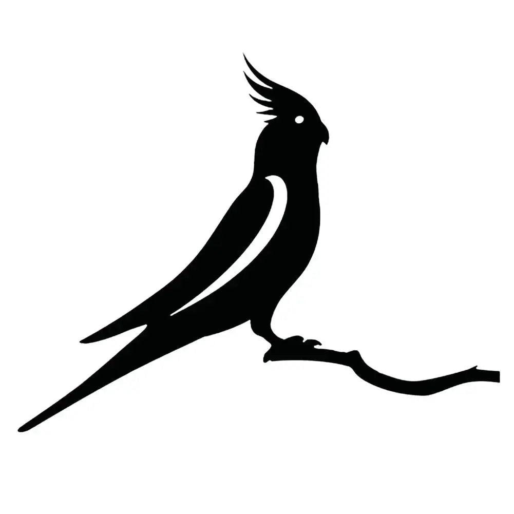Wall Decor Metal Bird Silhouette Indoor & Outdoor