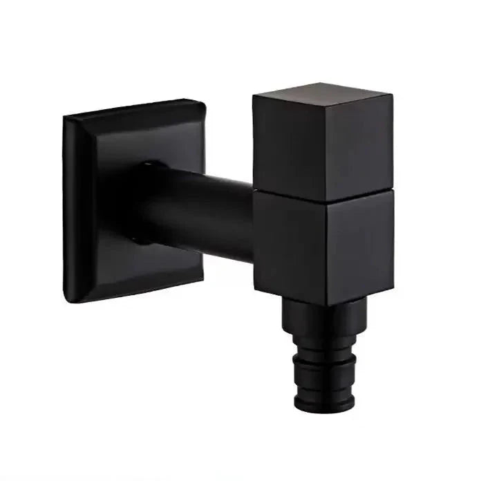 Wall Faucet Solid Brass Matte Black