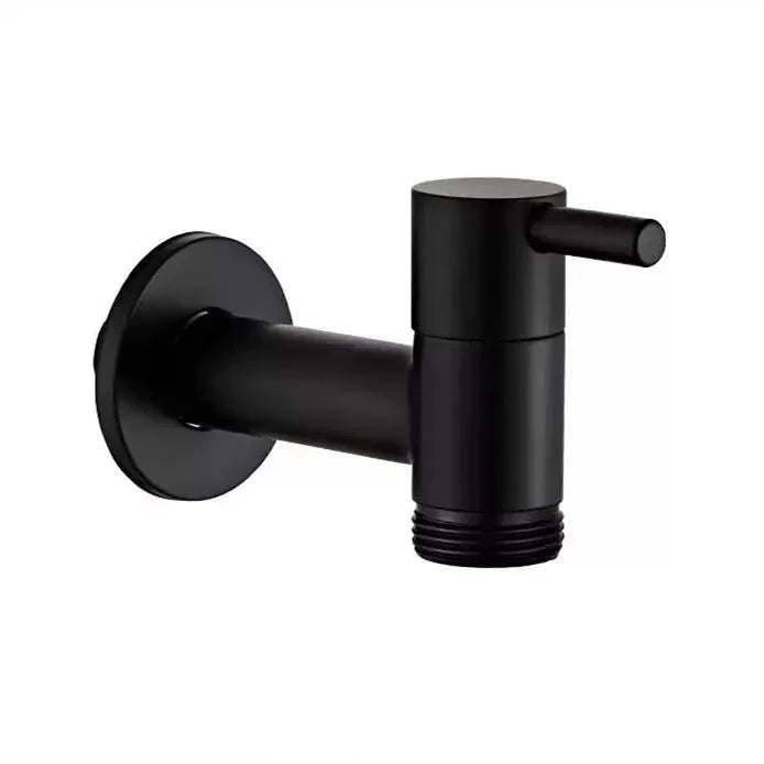 Wall Faucet Solid Brass Matte Black