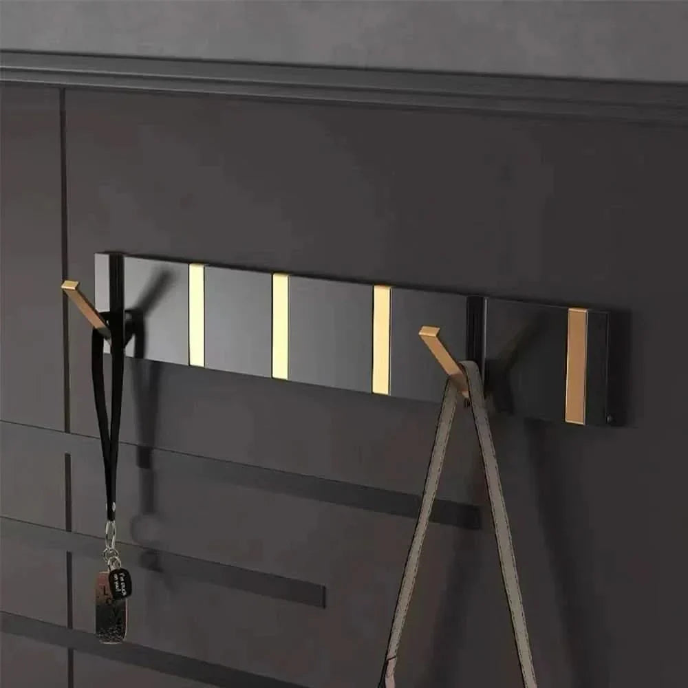 Wall Hook Fold-Flat Aerospace Aluminum Self-Adhesive & Screw-Mount