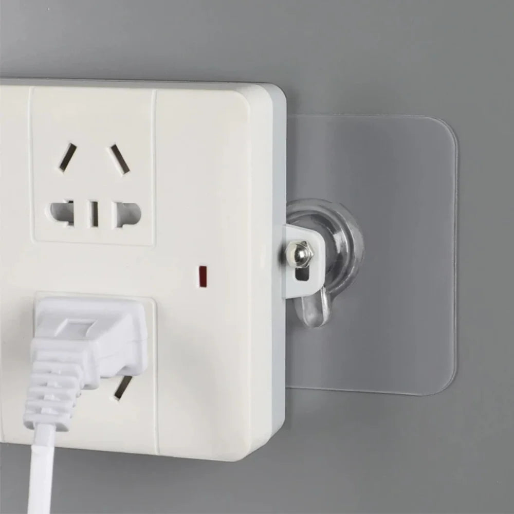 Wall Hook Self-Adhesive Transparent 11 Lb Capacity