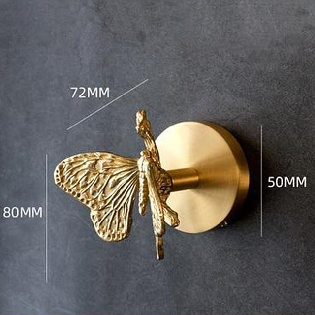 Wall Hook Solid Brass Animal Head