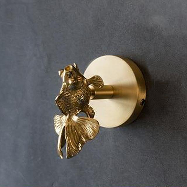 Wall Hook Solid Brass Animal Head