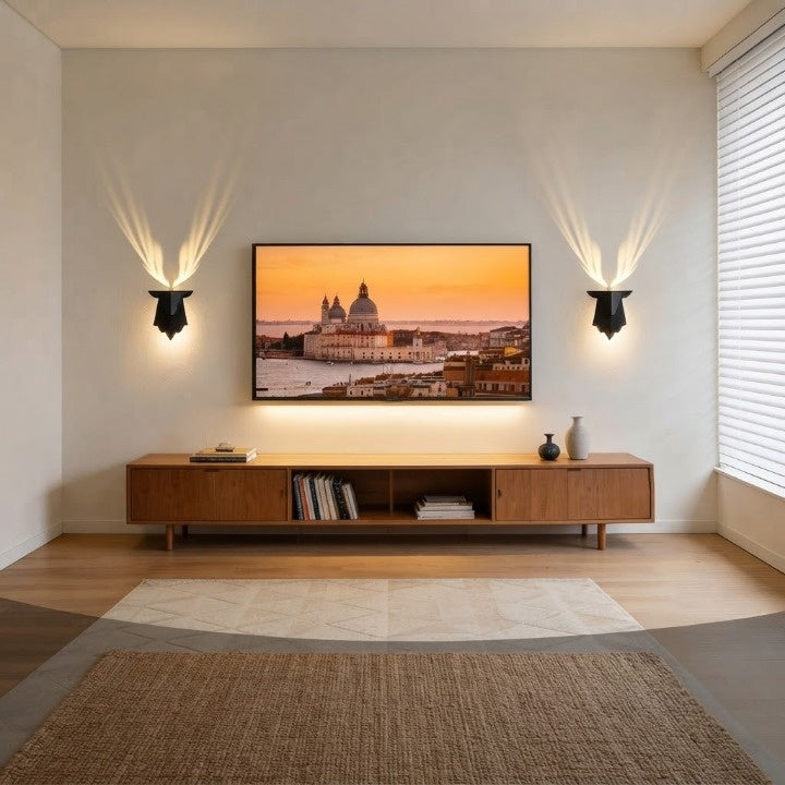 Wall Lamp Deer Silhouette Dimmable & Remote USB Rechargeable