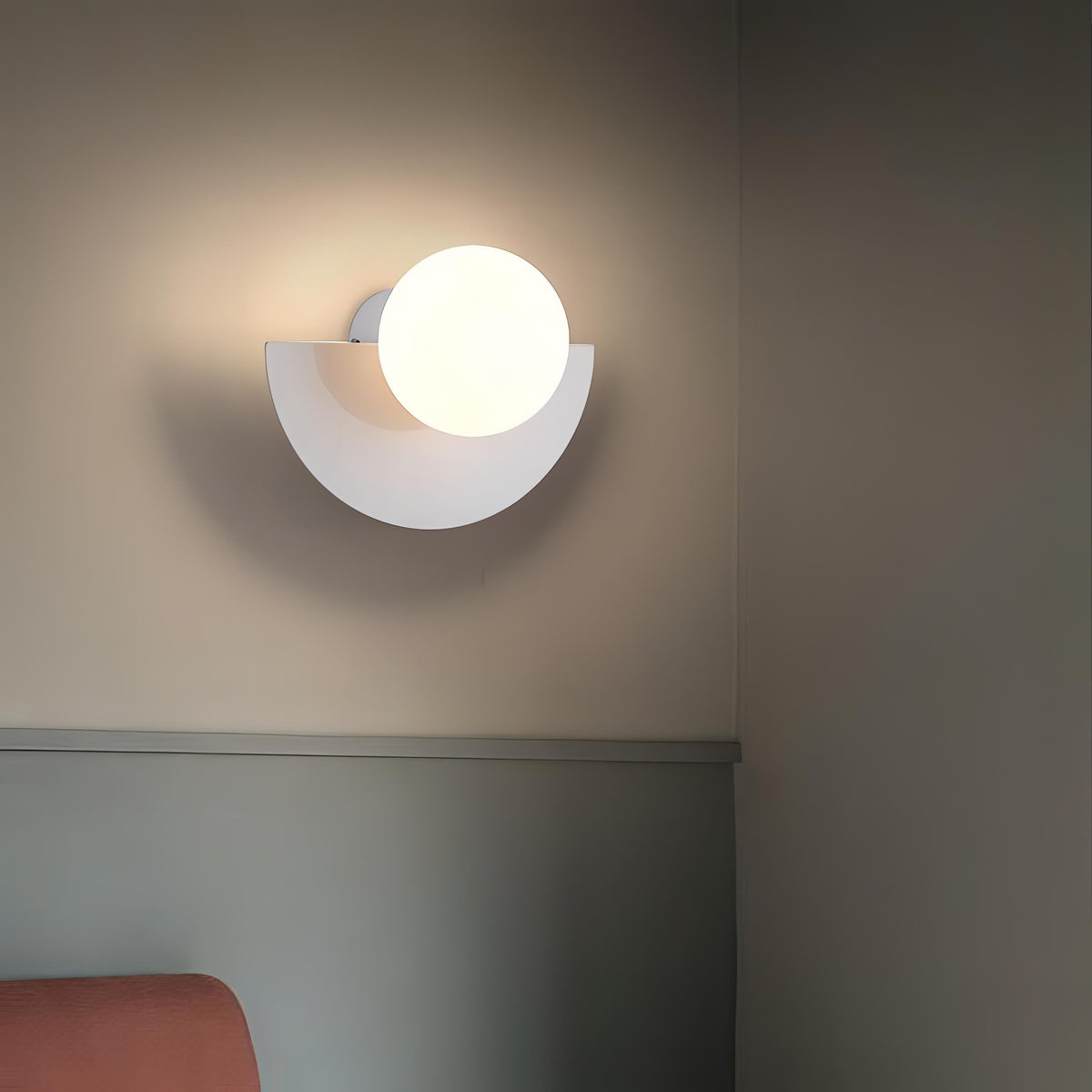 Wall Lamp Nordic Semicircular Metal G9 LED