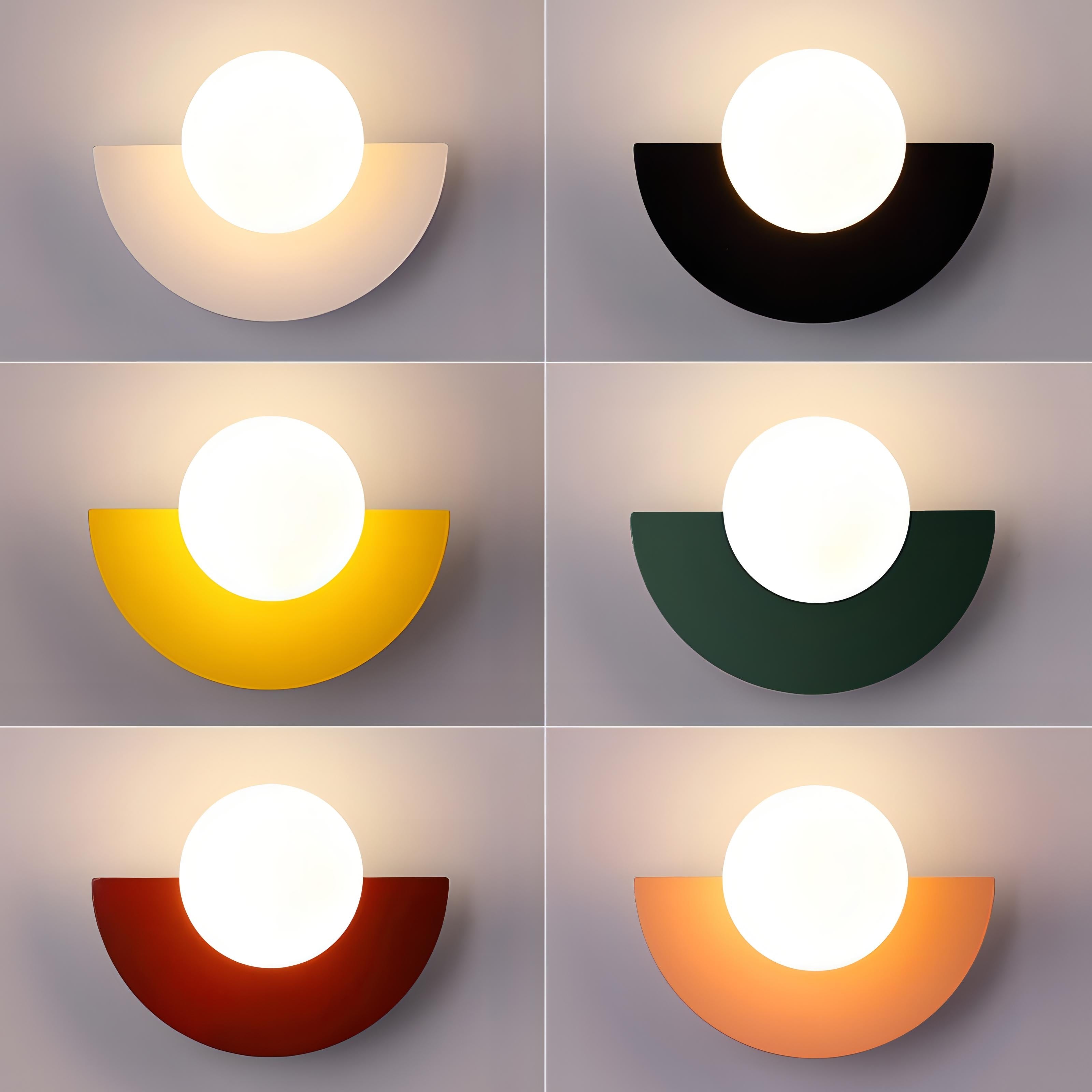 Wall Lamp Nordic Semicircular Metal G9 LED