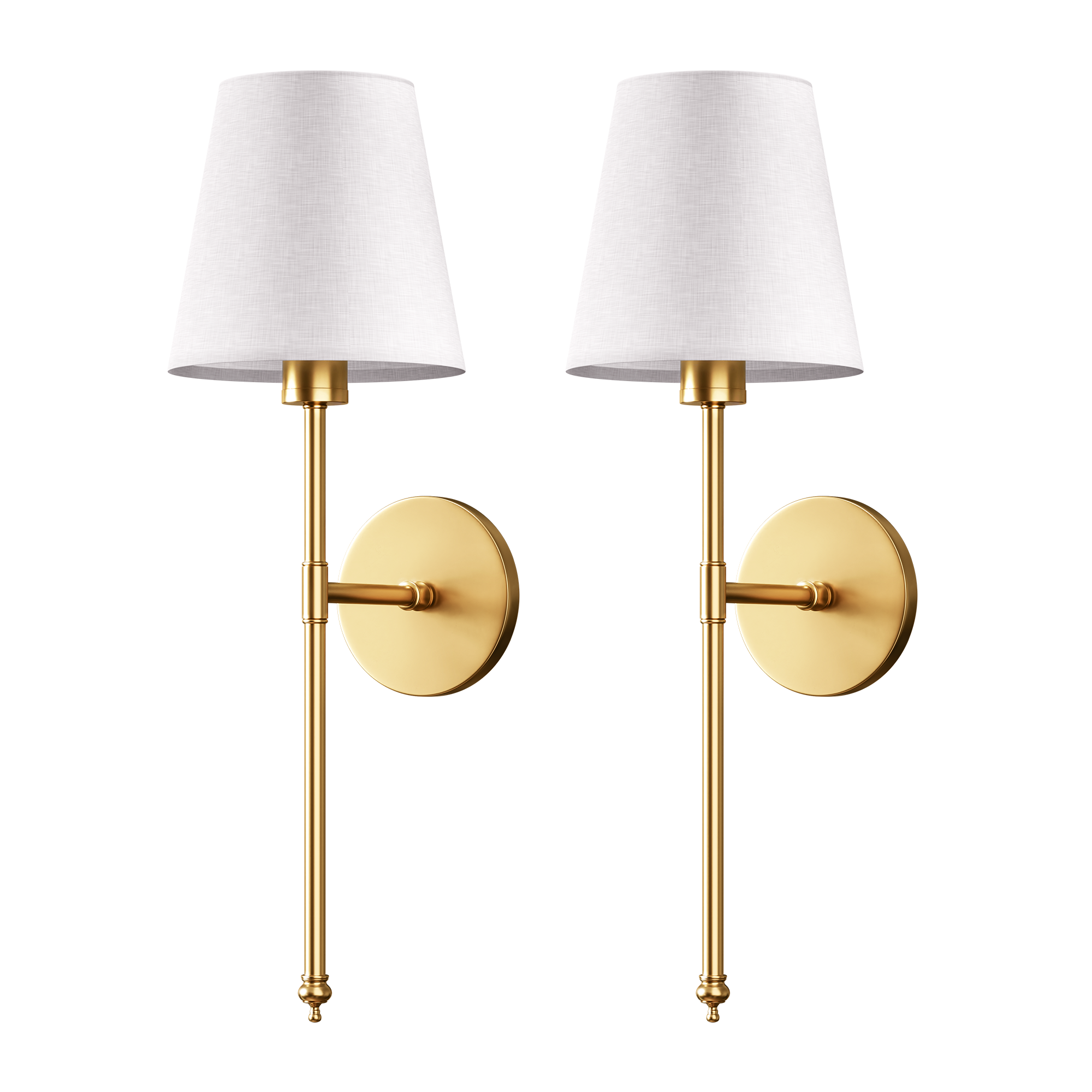 Wall Lamp Wireless Remote & Timer No-Drill