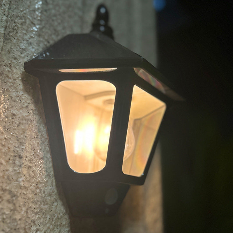 Wall Lantern Solar-Powered Weatherproof Fu Symbol