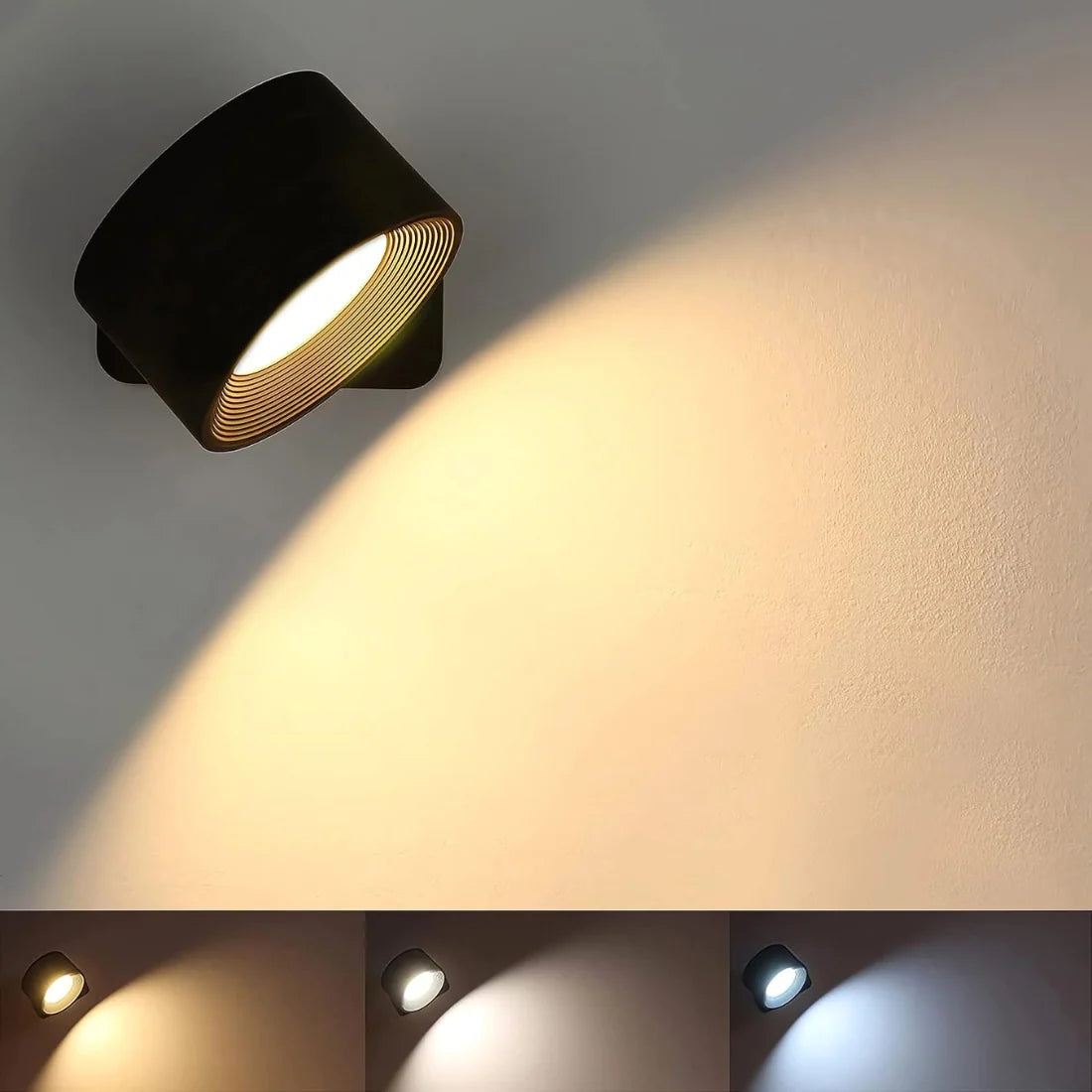 Wall Light 360° LED Rechargeable Waterproof