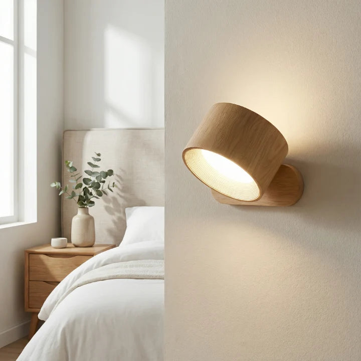 Wall Light Cordless USB-Rechargeable Remote & No-Drill Mount