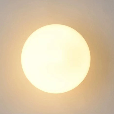 Wall Light Frosted Glass Globe G9 Socket Glare Free