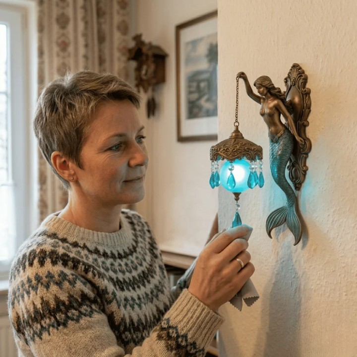 Wall Light Handcrafted Fairy Tale Warm LED & Battery-Powered