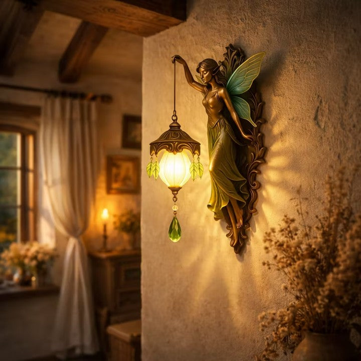 Wall Light Handcrafted Fairy Tale Warm LED & Battery-Powered