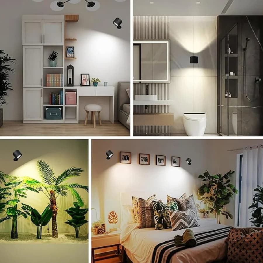 Wall Light Magnetic Dual-Head Touch & Remote