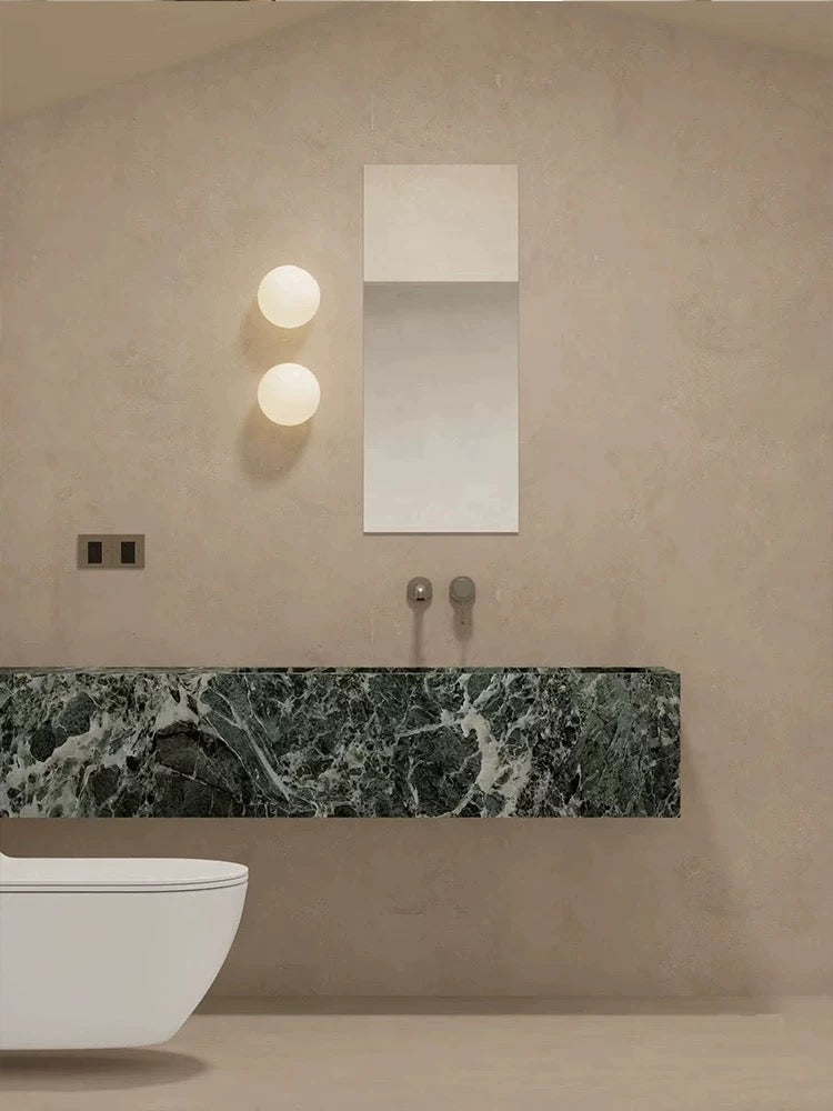 Wall Light Matte Glass Integrated LED Moisture-Resistant