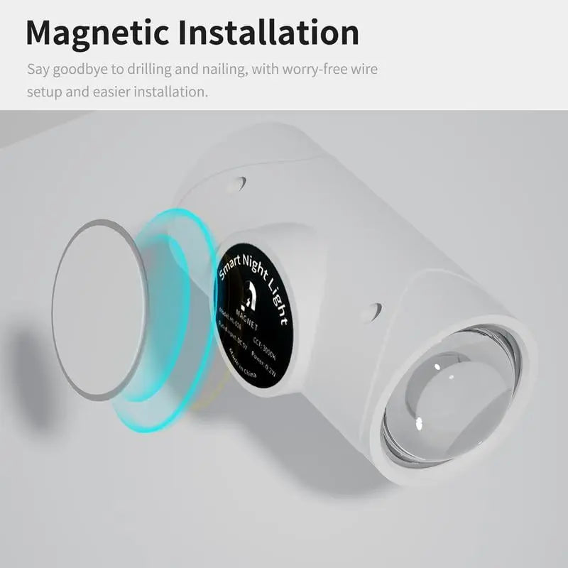 Wall Light Motion Sensor Magnetic Mount Rechargeable