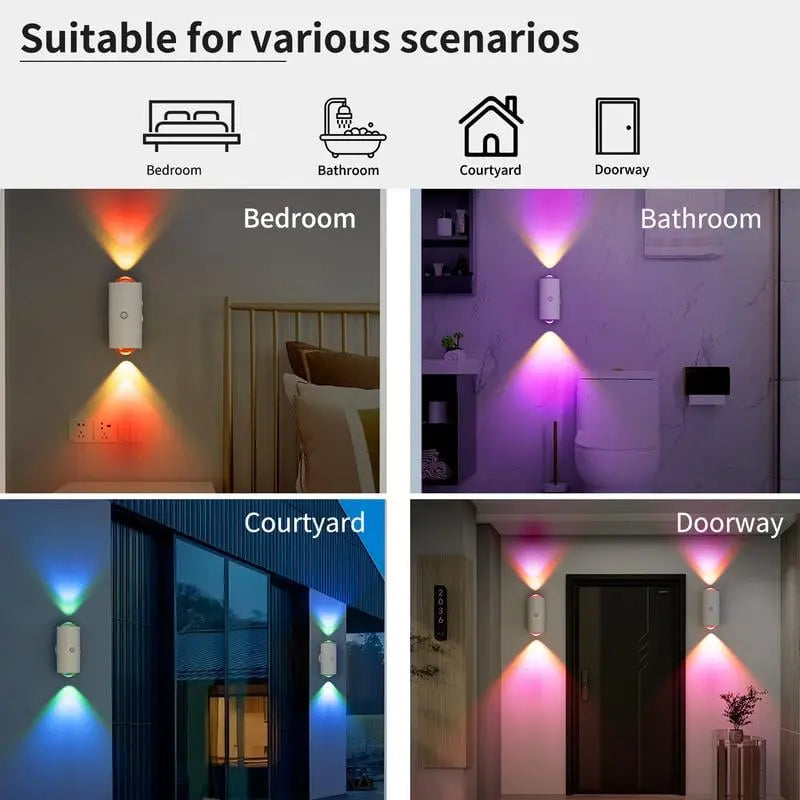 Wall Light Motion Sensor Magnetic Mount Rechargeable