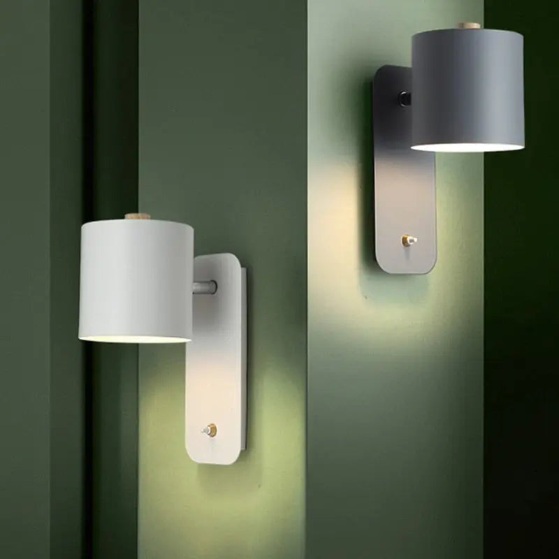 Wall Lights LED Integrated Switch Set of 2