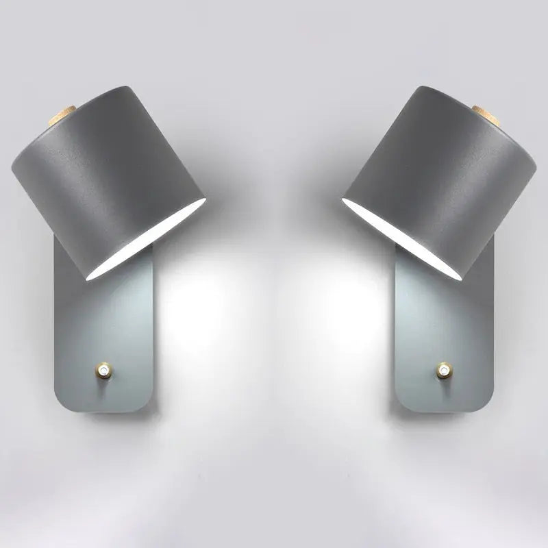 Wall Lights LED Integrated Switch Set of 2
