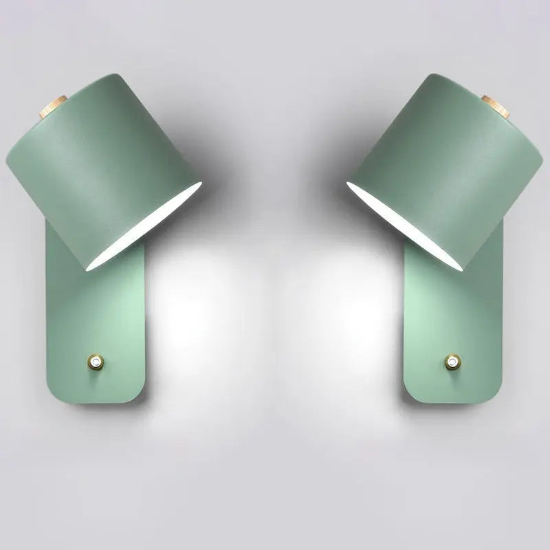 Wall Lights LED Integrated Switch Set of 2