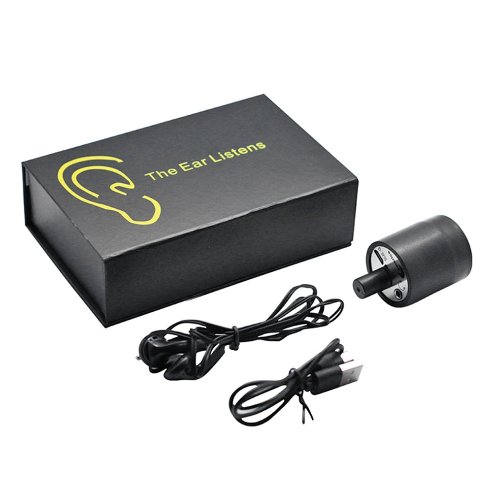 Wall Listening Device High-Sensitivity Amplifier Rechargeable 1m Range