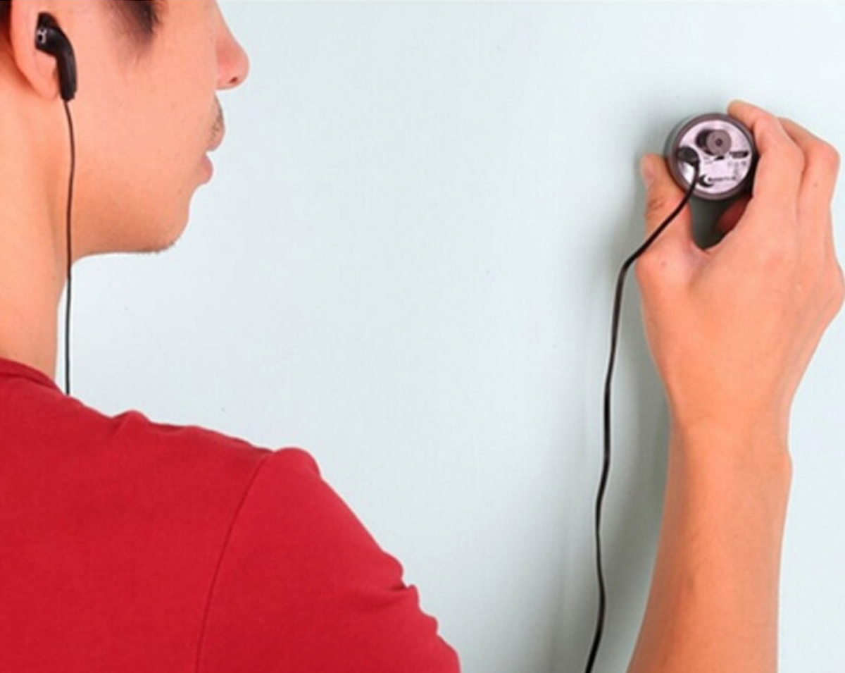 Wall Listening Device High-Sensitivity Amplifier Rechargeable 1m Range