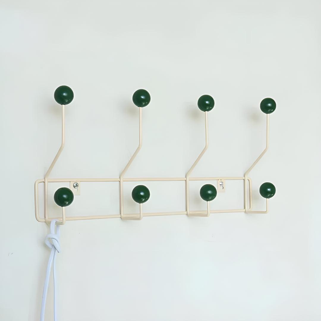 Wall-Mounted Coat Rack Cast Iron Mounting Kit Included