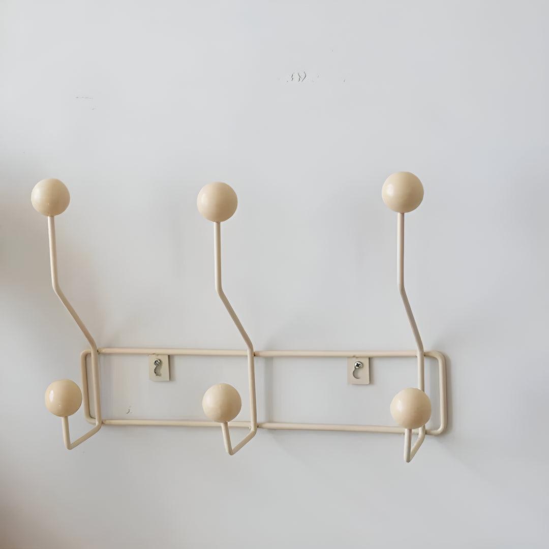 Wall-Mounted Coat Rack Cast Iron Mounting Kit Included