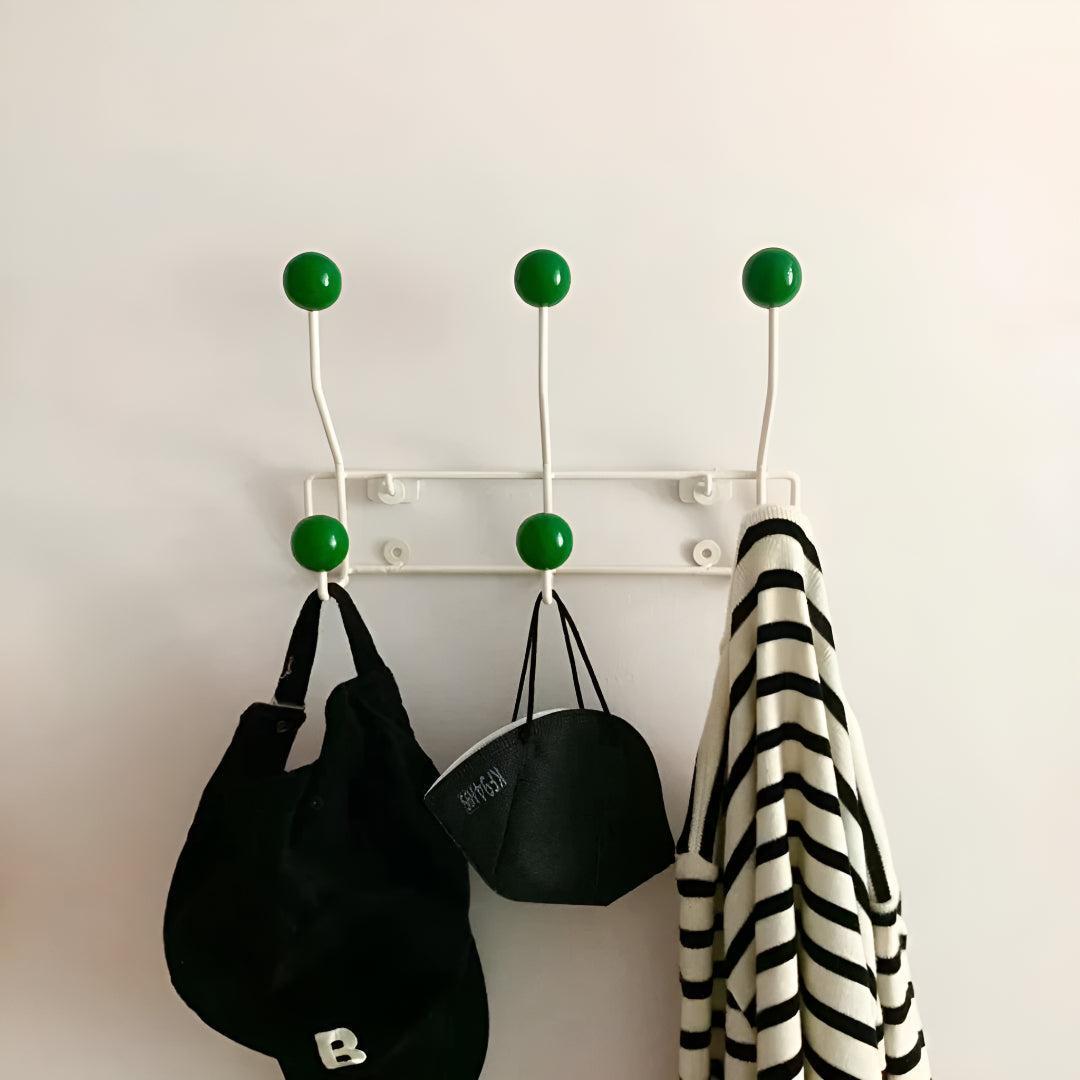 Wall-Mounted Coat Rack Cast Iron Mounting Kit Included