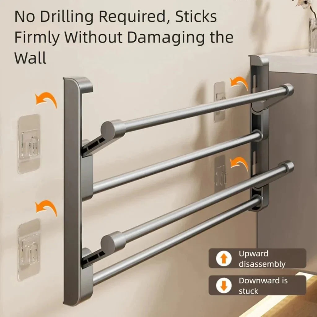 Wall-Mounted Shoe Rack Integrated Drainage Easy-Clean Plastic