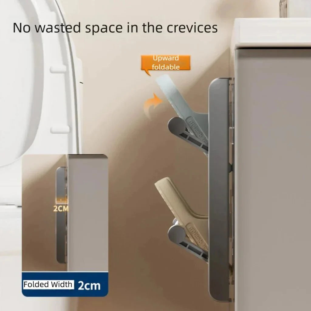 Wall-Mounted Shoe Rack Integrated Drainage Easy-Clean Plastic