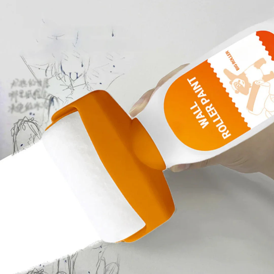 Wall Paint Roller Integrated Microfiber Refillable For Small Repairs